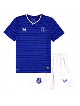 Billige Everton Hjemmedraktsett Barn 2025-26 Kortermet (+ Korte bukser)